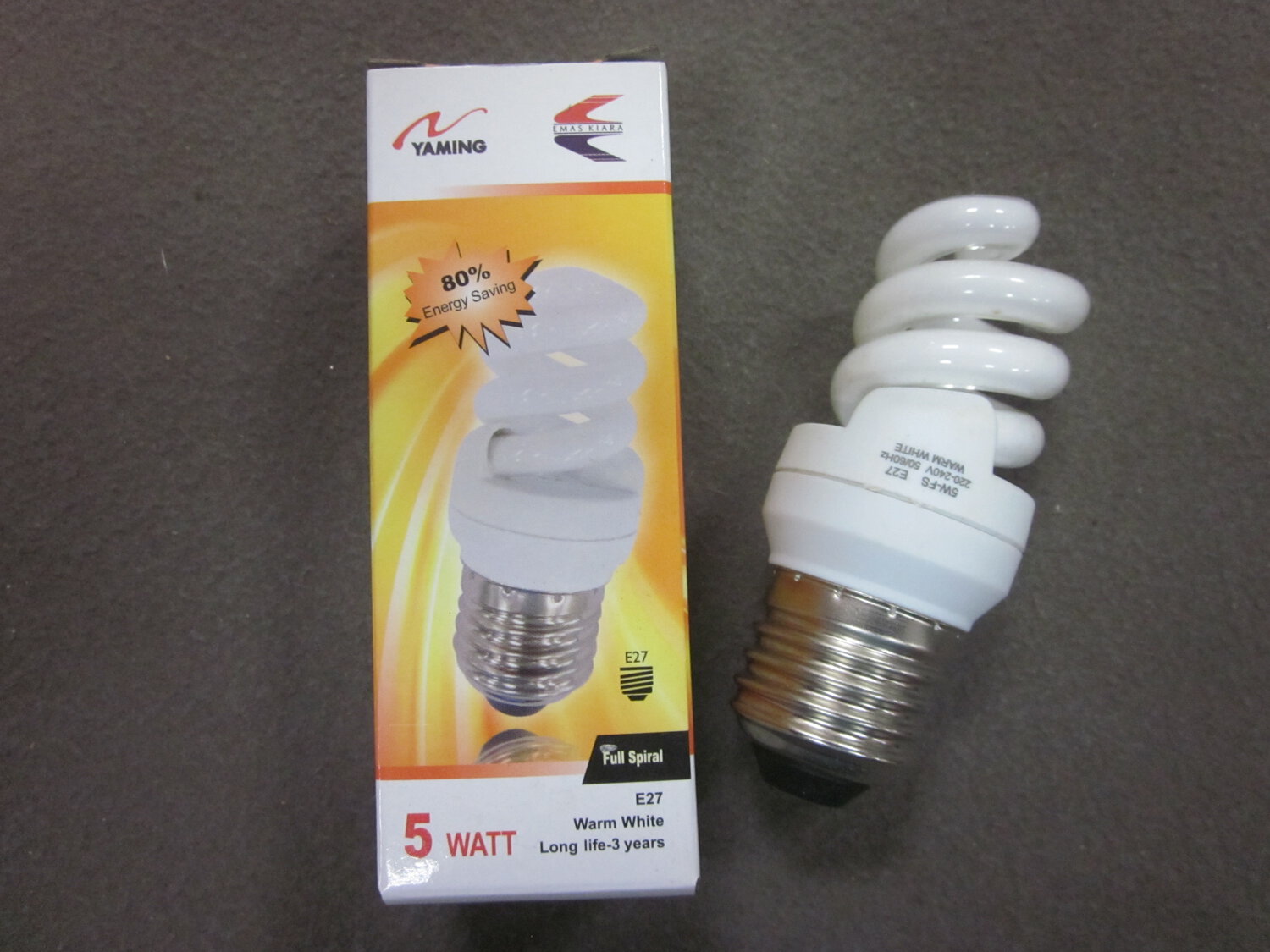 Lighting/Lamp/CFL Bulb/CFL 5W-FS-WW-E27 (4 Pcs)