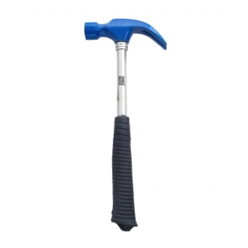 CLAW HAMMER TUBULAR HANDLE WITH RUBBER GRIP 3/4LB