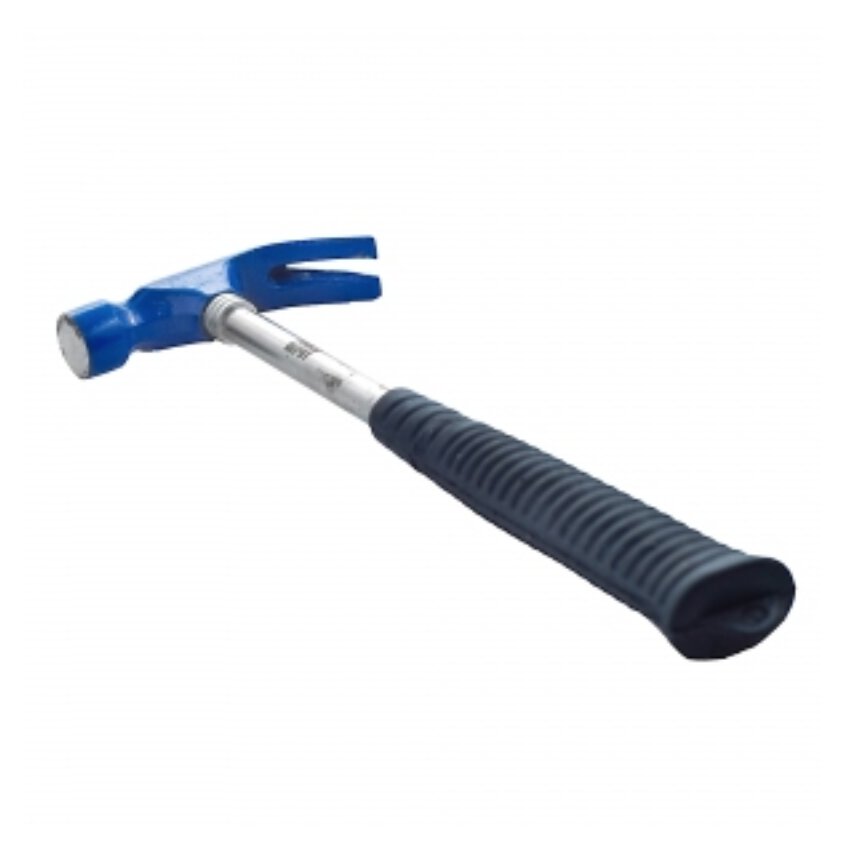 CLAW HAMMER TUBULAR HANDLE WITH RUBBER GRIP 3/4LB
