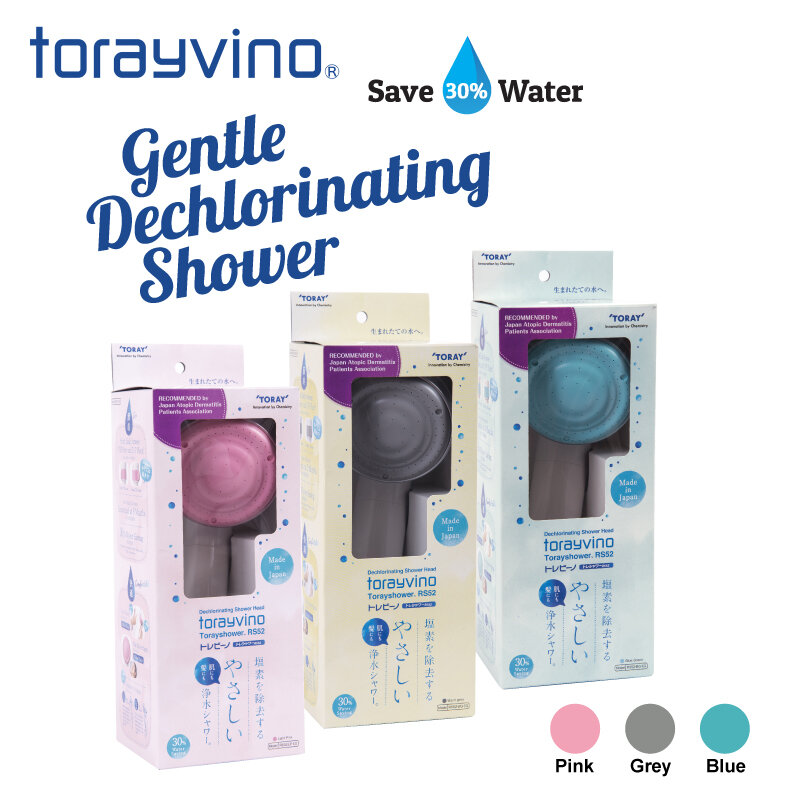 Torayvino Dechlorinating Shower Head (Blue)