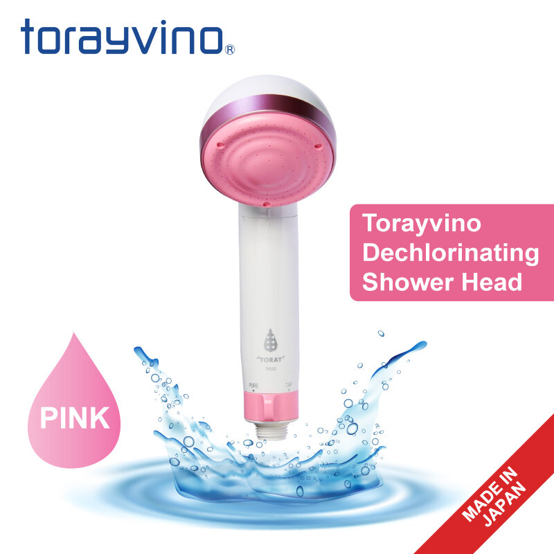 Torayvino Dechlorinating Shower Head (Pink)