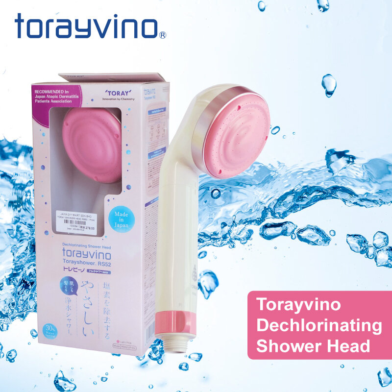 Torayvino Dechlorinating Shower Head (Pink)