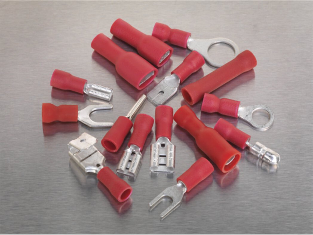 Crimp Terminal Assortment 260pc Red AB039RT