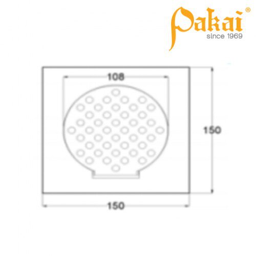 Pakai 6" X 6" Plastic Floor Grating PK-A102PLN
