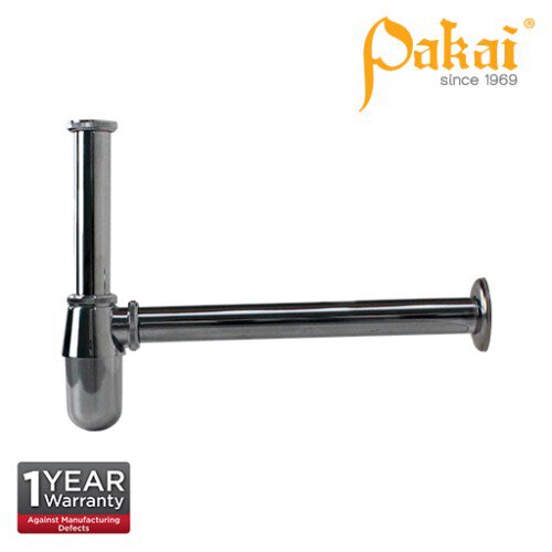 Pakai Chrome Plated ABS Bottle Trap PK-A307