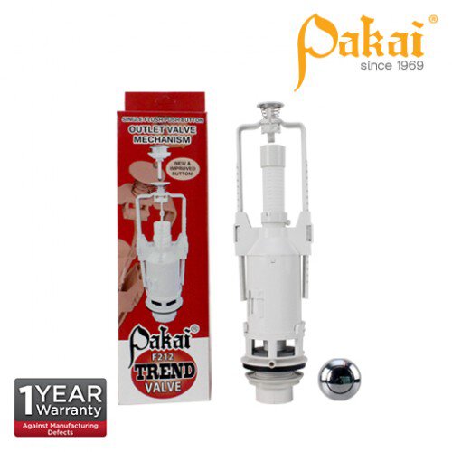 Pakai Trend Single Flush Push Button Outlet Valve 40mm PK-F212-40MM