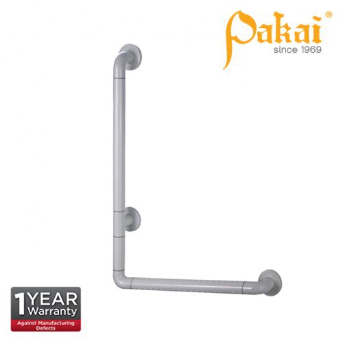 Pakai Wall Mount Nylon Covered Angled Grab Bar 700mm PK-BF-88083-700