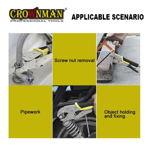 Crownman 7" Heavy Duty Grip Wrench with TRP Handle