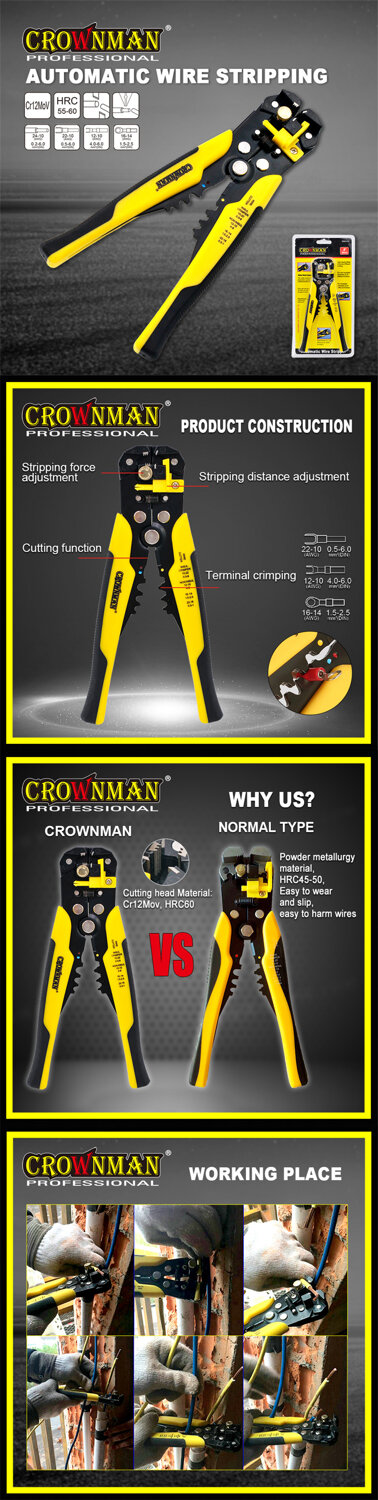 Crownman Heavy Duty Automatic Wire Stripping