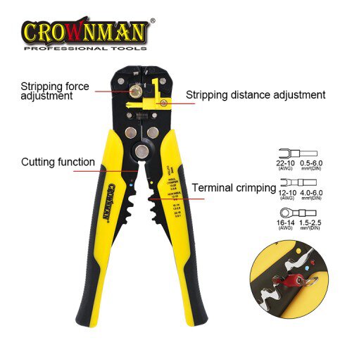 Crownman Heavy Duty Automatic Wire Stripping