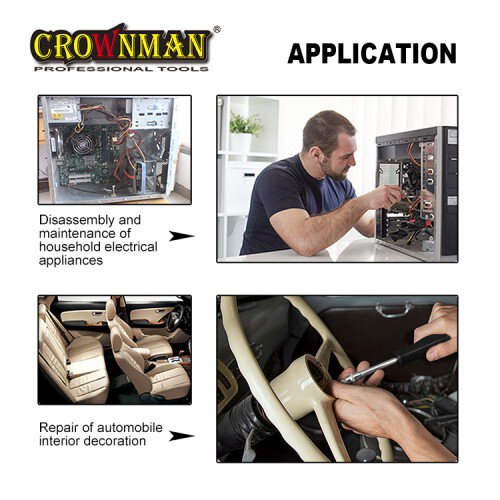Crownman 41PCS Bits & Sockets Set