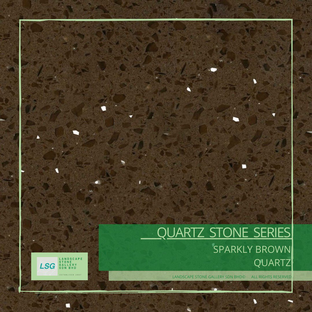 Quartz Stone Sparkly Brown | Building Materials Online