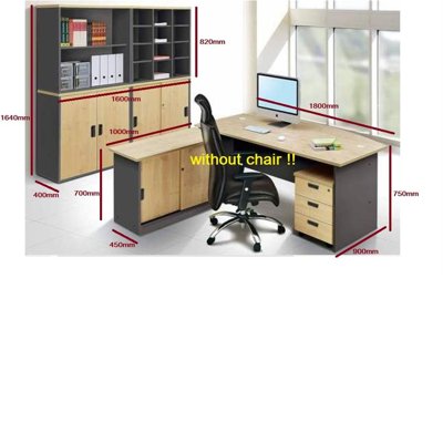 Office Table Cabinet set G