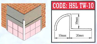 Corner Bead - Tile Trim -TW10,