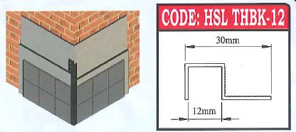 Corner Bead Square Edge Profile-THBK12