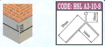 Corner Bead Small Round Edge-  A3-10S