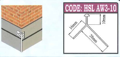 Corner Bead Round Edge -  AW3-10