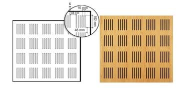 R16 Wooden Acoustic Panel