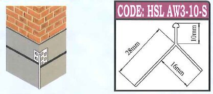 Corner Bead Small Round Edge-  AW3-10S