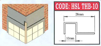 Corner Bead Square Edge Profile- THB10