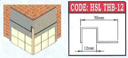 Corner Bead Square Edge Profile- THB12