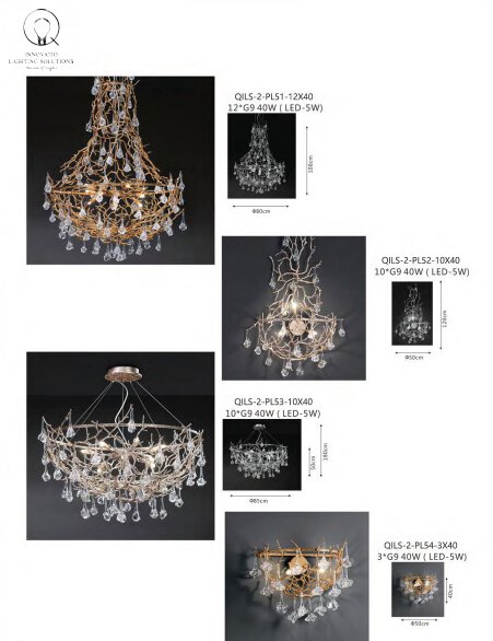 Decorative Lighting - QILS - 2 - PL51/PL52/PL53 & PL54