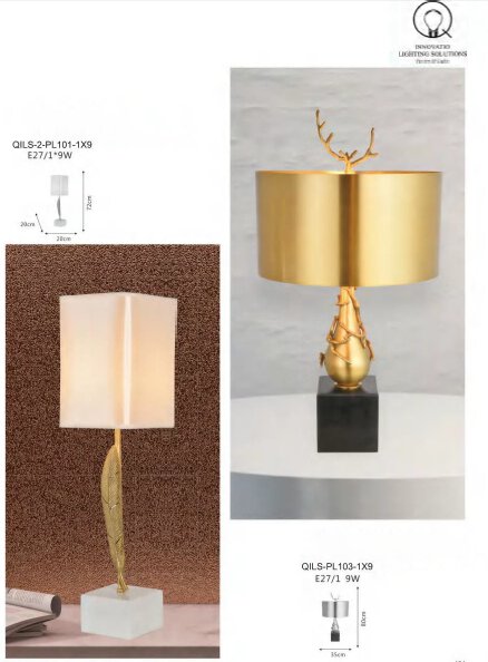 Decorative Lighting - QILS - 2 - PL100/PL101/PL102 & PL103