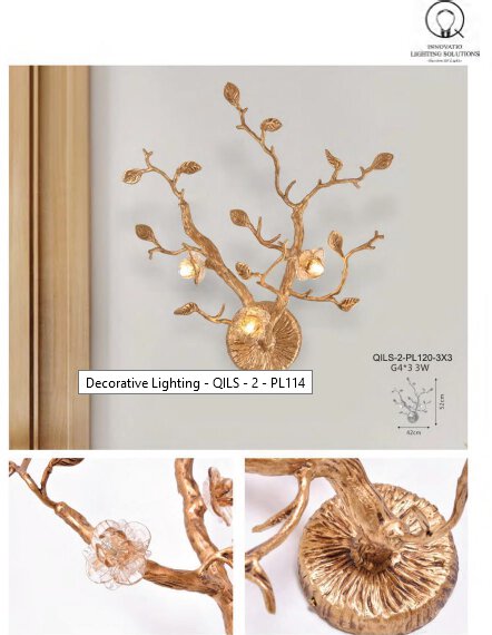 Decorative Lighting - QILS - 2 - PL119 & PL120
