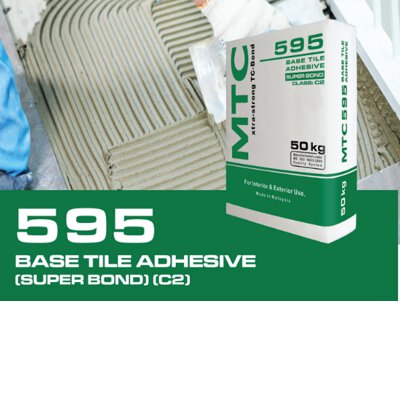 MTC 595 Base Tile Adhesive (Super Bond) (C2)- 50kg  Ipoh