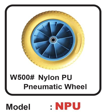 Nylon PU Pneumatic Wheel