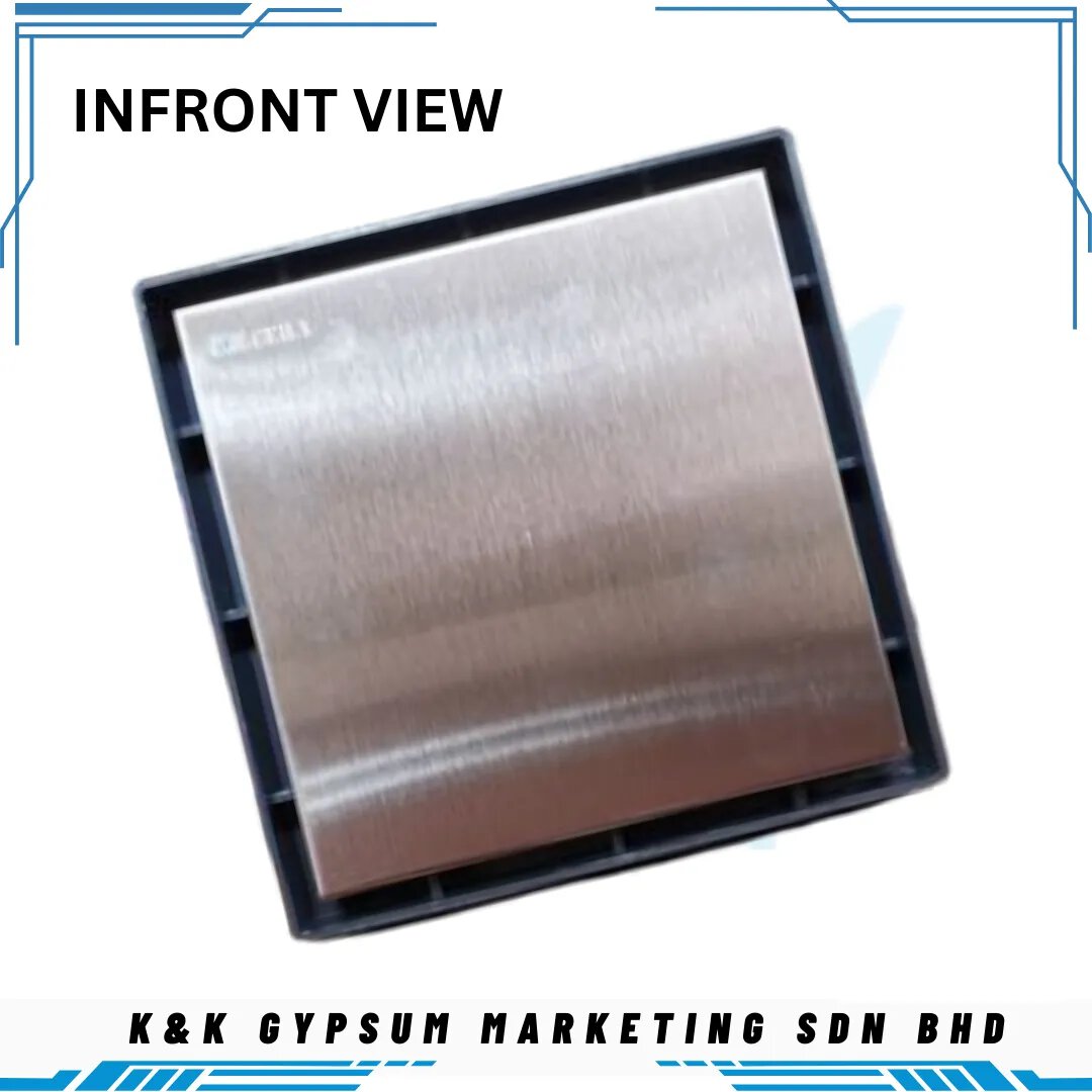 Reversible 5"x5" heavy duty stainless steel