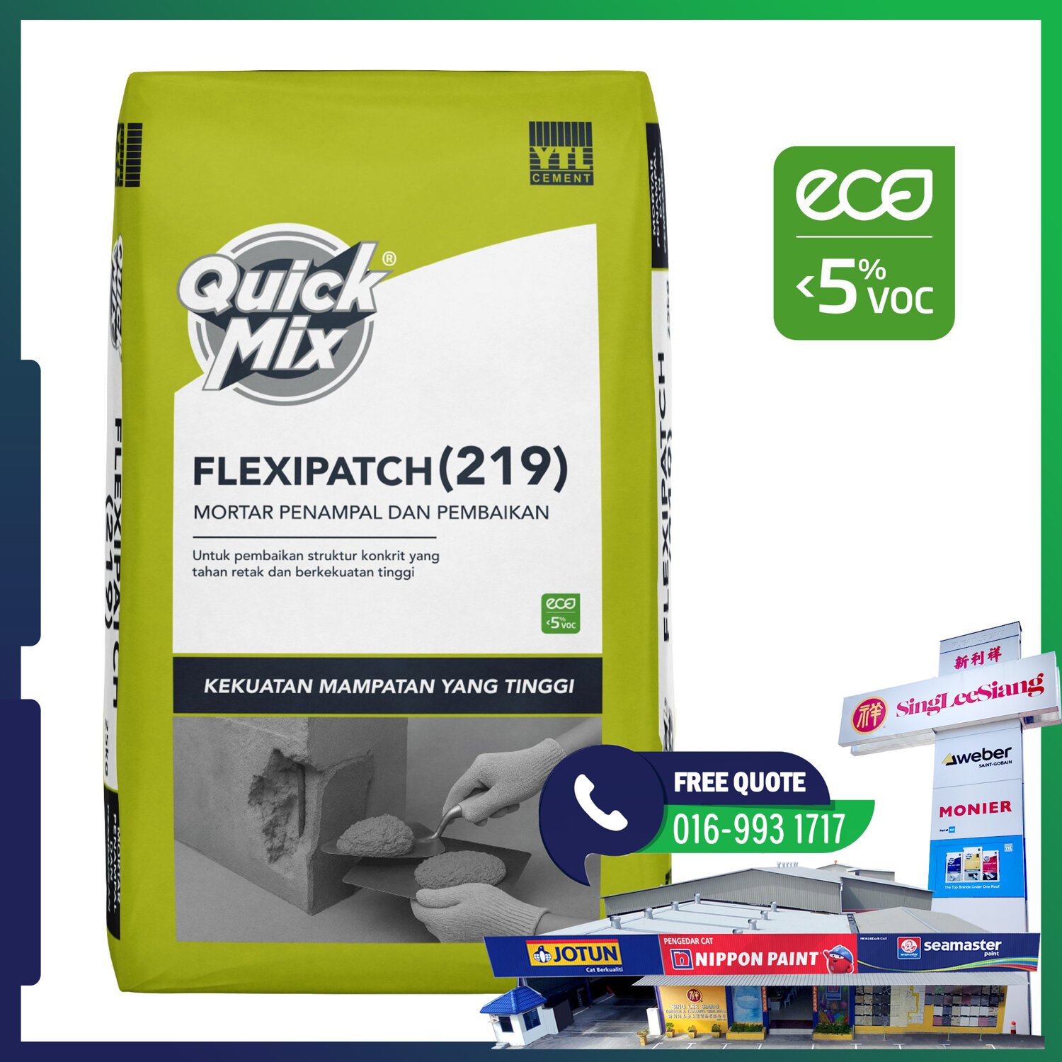 YTL Flexipatch (219),  ECODrymix™