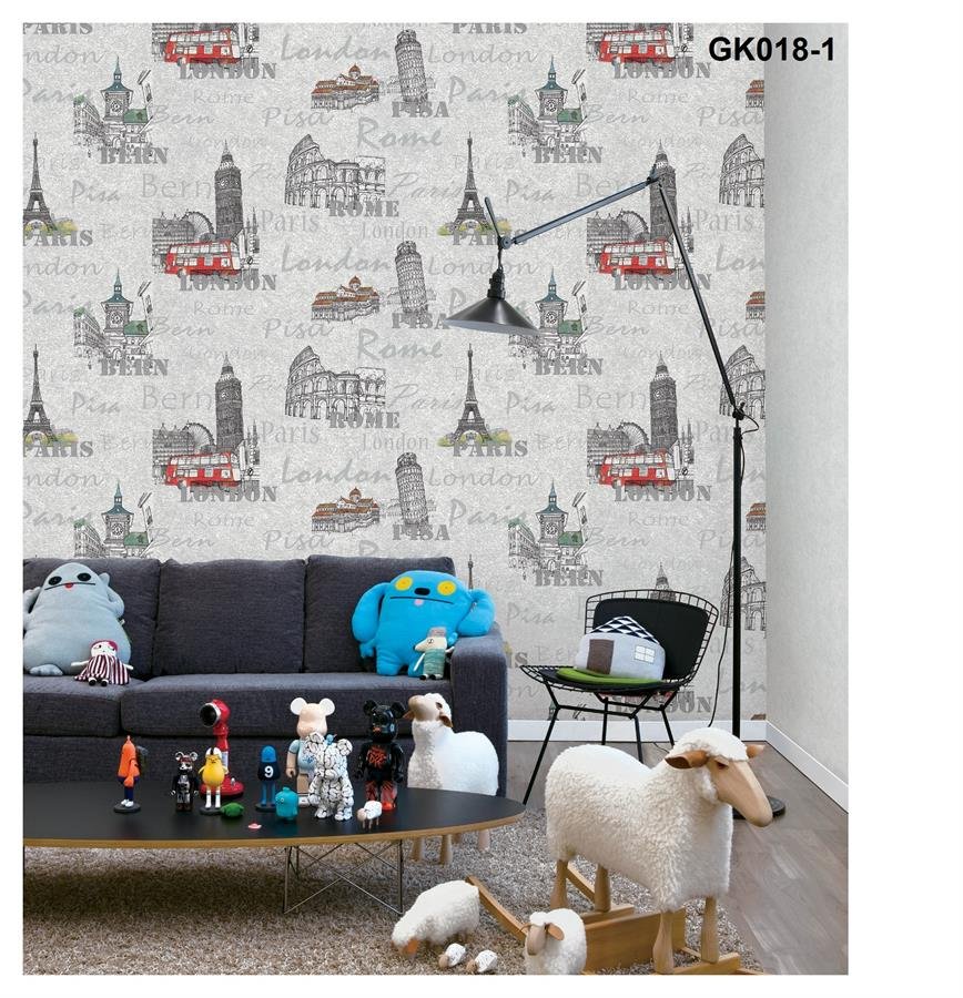 Korea Wallpaper 3D Modern Kids - Gracia Symphony II GK018-1