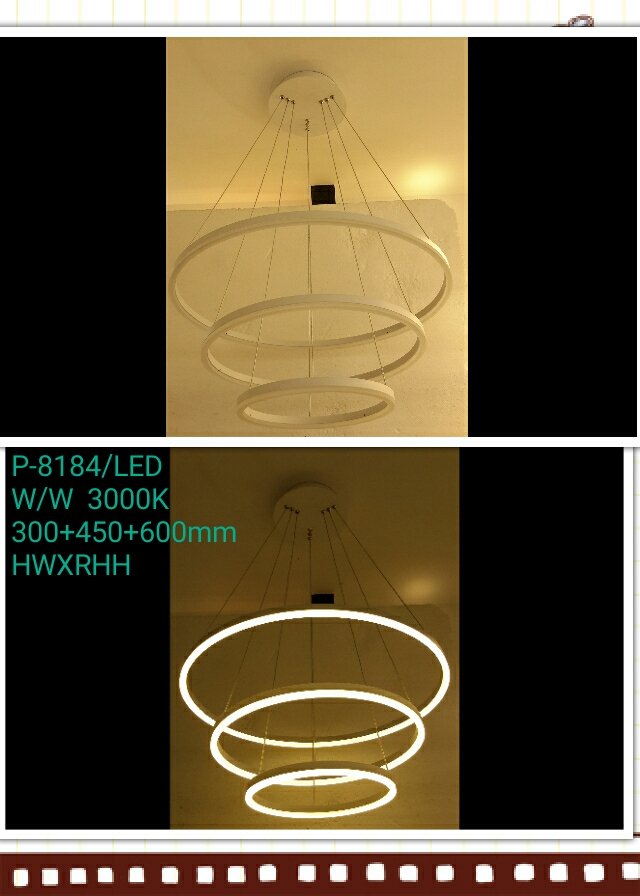 Rings of Lights Chandelier P-8184/3
