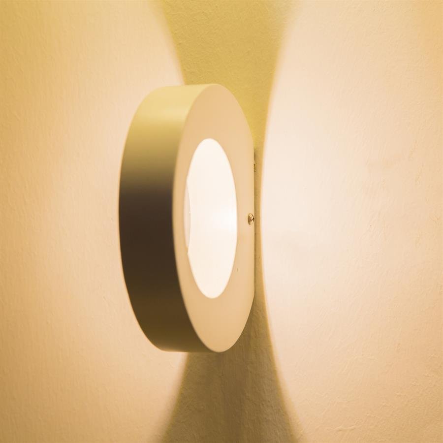 Modern Wall Lamp in Ring Shape with 3W Power (Light Green) [W-6956/3W]