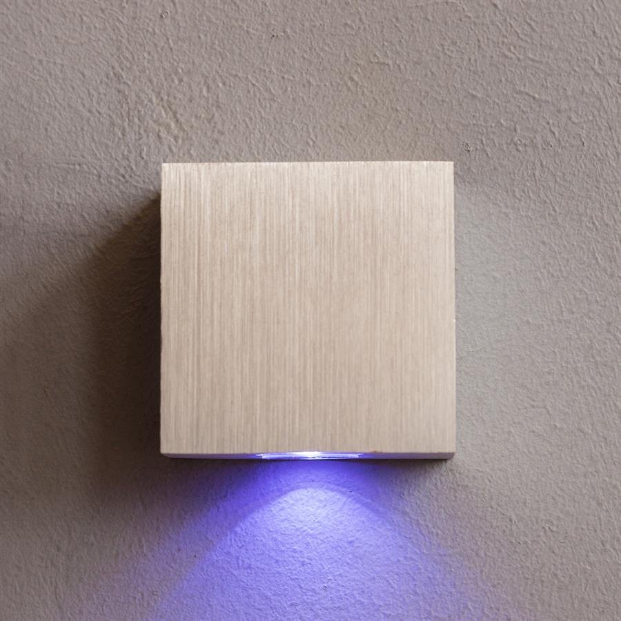 Wall Lamp with Down Light and Steel Structure (Silver) [W-B20/1]