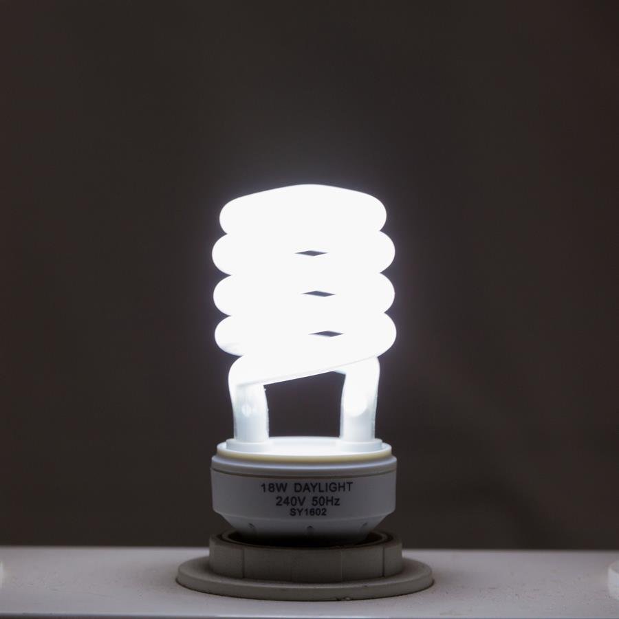TOK WAN CFL Spiral Compact Fluorescent Lamp E27 6500K Daylight [YPZ240/18-2S]