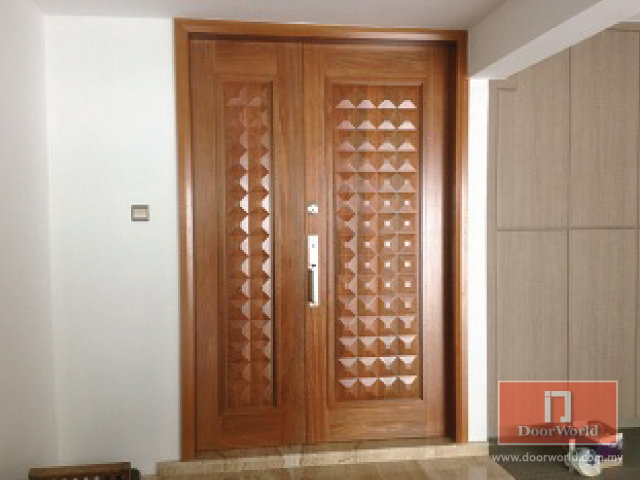 FD-12 Nyatoh KSK solid wooden door