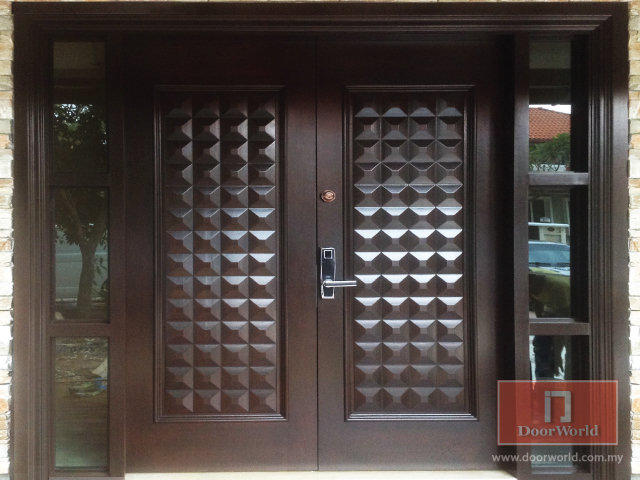 FD-13 Nyatoh KSK solid wooden door