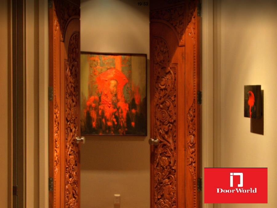 FD-21 Nyatoh KSK solid wooden door