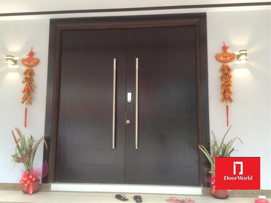 FD-24 Nyatoh KSK solid wooden door