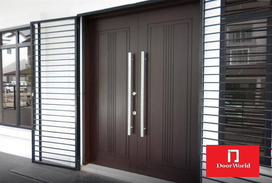 FD-25 Nyatoh KSK solid wooden door
