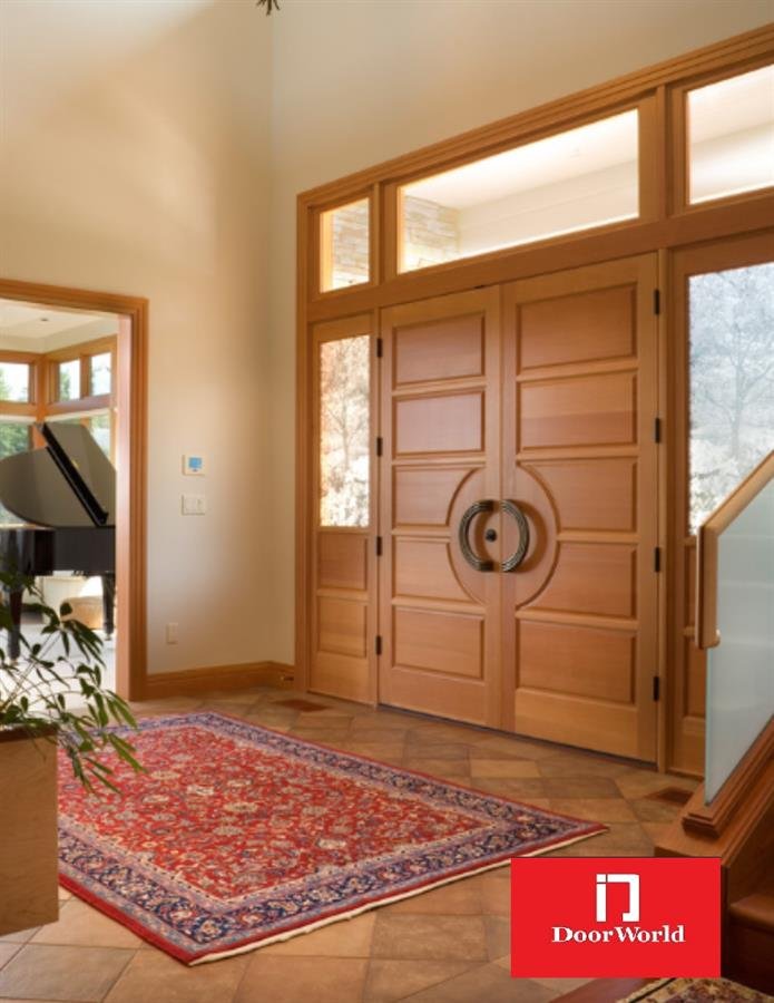 FD-34 Nyatoh KSK solid wooden door