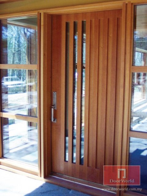 FD-37 Nyatoh KSK solid wooden door