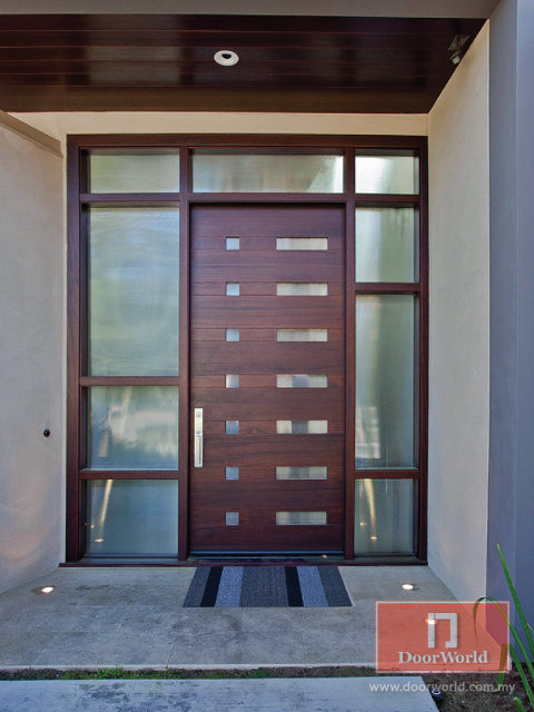FD-39 Nyatoh KSK solid wooden door