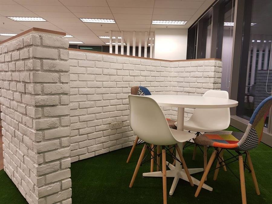 Pure White London Brick Wall Panel