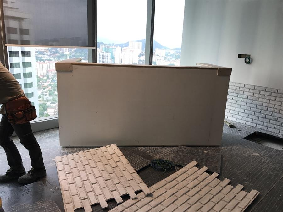 Pure White London Brick Wall Panel