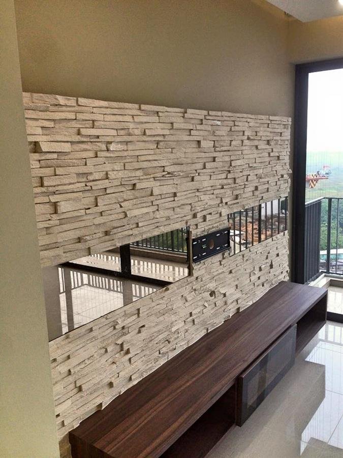 Village Stone Classic Brown Wall Panel