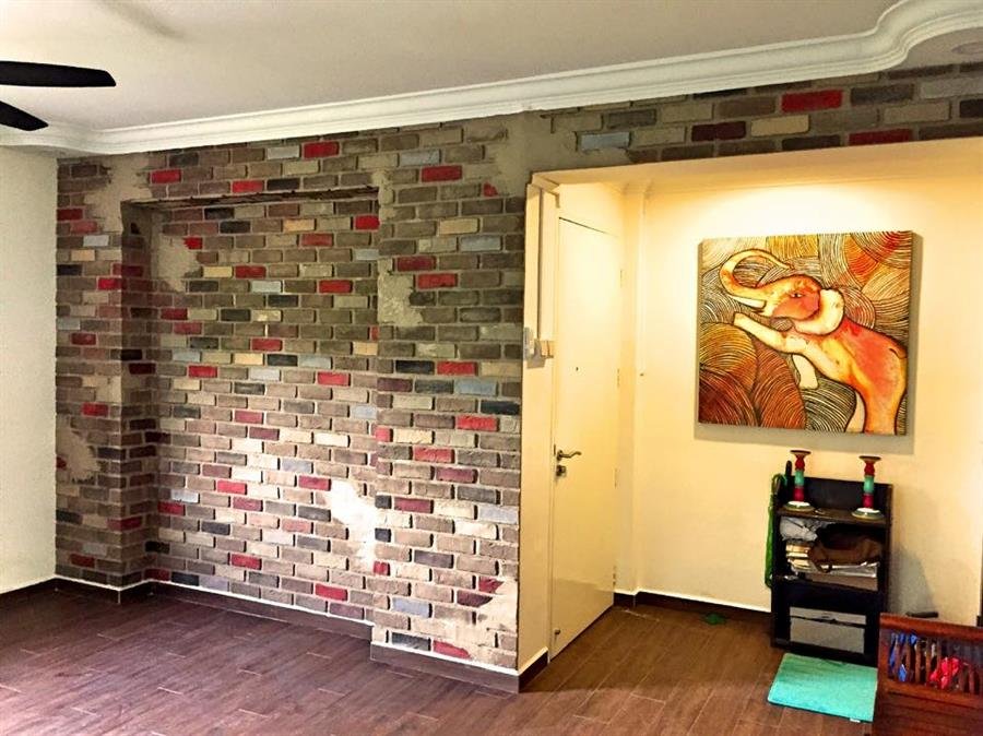 Multi Colour London Brick Wall Panel