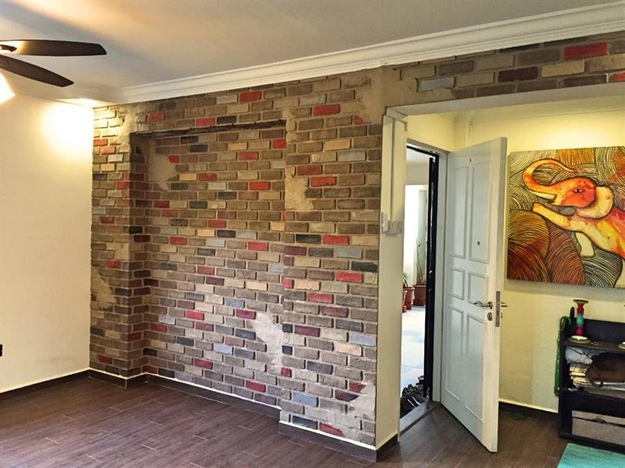 Multi Colour London Brick Wall Panel